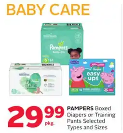 Rexall PAMPERS Boxed Diapers or Training Pants offer
