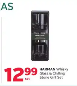 Rexall HARMAN Whisky Glass & Chilling Stone Gift Set offer