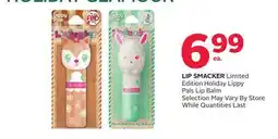 Rexall LIP SMACKER Limited Edition Holiday Lippy Pals Lip Balm offer