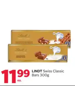 Rexall LINDT Swiss Classic Bars offer