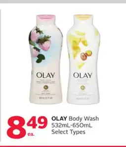 Rexall OLAY Body Wash offer