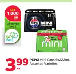 Rexall PEPSI Mini Cans offer