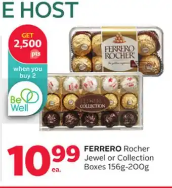 Rexall FERRERO Rocher Jewel or Collection Boxes offer