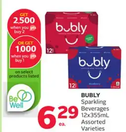 Rexall BUBLY Sparkling Beverages offer