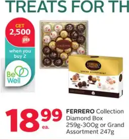Rexall FERRERO Collection Diamond Box 259g-300g or Grand Assortment 247g offer