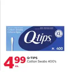 Rexall Q-TIPS Cotton Swabs offer
