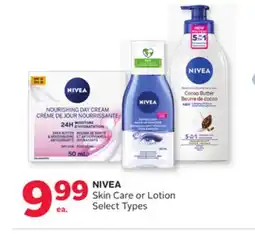 Rexall NIVEA Skin Care or Lotion offer