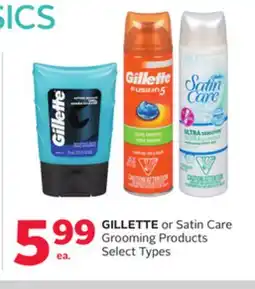Rexall GILLETTE or Satin Care Grooming Products offer