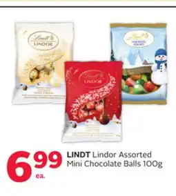 Rexall LINDT Lindor Assorted Mini Chocolate Balls offer