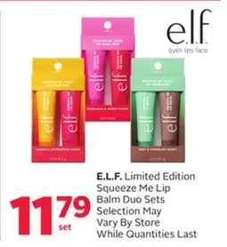 Rexall E.L.F. Limited Edition Squeeze Me Lip Balm Duo Sets offer
