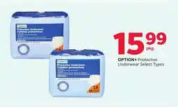 Rexall OPTION + Protective Underwear offer