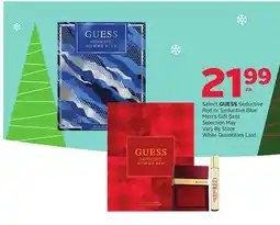 Rexall Select GUESS Seductive Red or Seductive Blue Men's Gift Sets offer