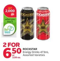 Rexall ROCKSTAR Energy Drinks offer