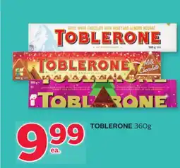 Rexall TOBLERONE offer