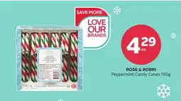 Rexall Peppermint Candy Canes offer