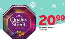 Rexall QUALITY STREET Tin offer