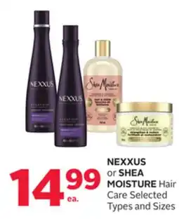 Rexall NEXXUS or SHEA MOISTURE Hair Care offer
