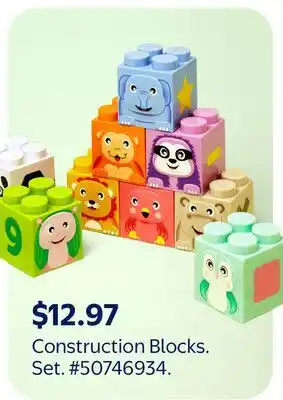 Walmart Construction Blocks offer