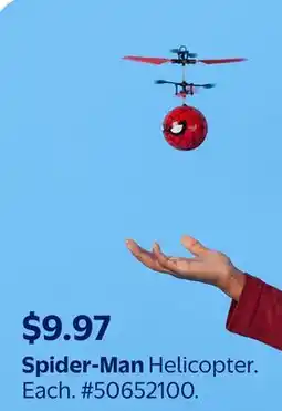 Walmart Spider-Man Helicopter offer