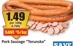 Starsky Pork Sausage Torunska offer