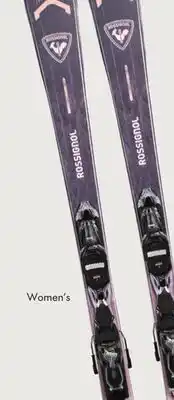 Sport Chek ROSSIGNOL WOMEN'S & MEN'S ARCADE 80 SKIS WITH XPRESS 10 BINDING offer