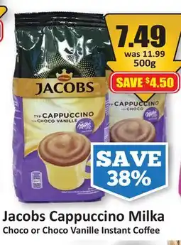 Starsky Jacobs Cappuccino Milka offer