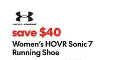Sport Chek WOMEN'S HOVR SONIC 7 RUNNING SHOE offer