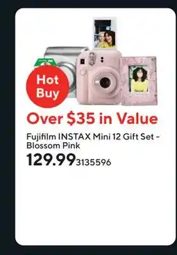 Staples Fujifilm INSTAX Mini 12 Gift Set - Blossom Pink offer