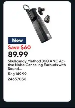 Staples Skullcandy Method 360 ANC Active Noise Canceling Earbuds with Sound by Bose offer
