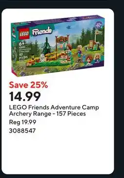 Staples LEGO Friends Adventure Camp Archery Range - 157 Pieces offer