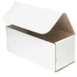 Staples ICONEX Corrugated Box - 10 x 4 x 4 - White - 5 Pack offer