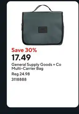 Staples General Supply Goods + Co Multi-Carrier Bag offer