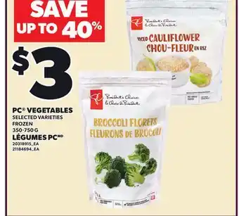 Independent City Market PC VEGETABLES, 350-750 G offer