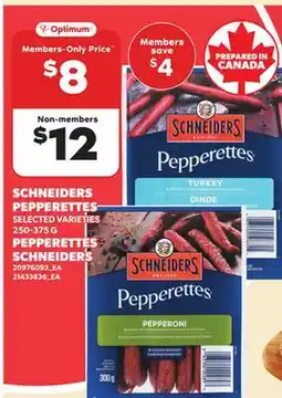 Independent City Market SCHNEIDERS PEPPERETTES, 250-375 G offer