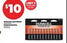 Independent City Market DURACELL BATTERIES AA24/AAA16 offer