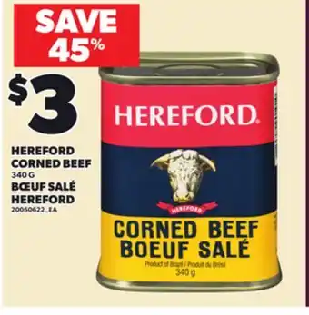 Independent City Market HEREFORD CORNED BEEF, 340 G offer