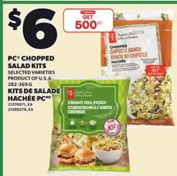 Independent City Market PC CHOPPED SALAD KITS, 282-369 G offer