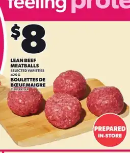 Independent City Market LEAN BEEF MEATBALLS, 425 G offer