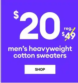 Joe Fresh Men's Heavyweight Cotton Sweaters offer