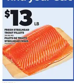 Independent City Market FRESH STEELHEAD TROUT FILLETS offer