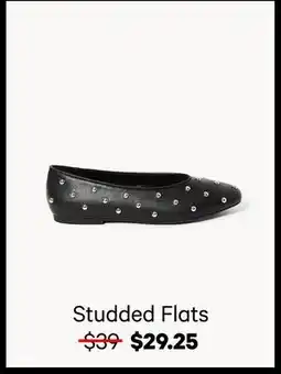 Joe Fresh Studded Flats offer