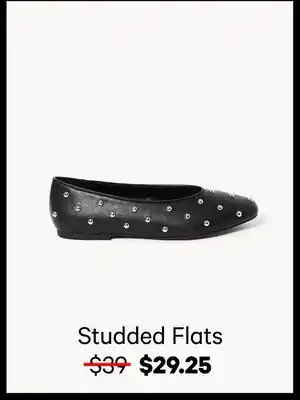 Joe Fresh Studded Flats offer