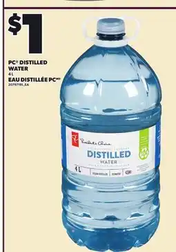Independent City Market PC DISTILLED WATER, 4 L offer