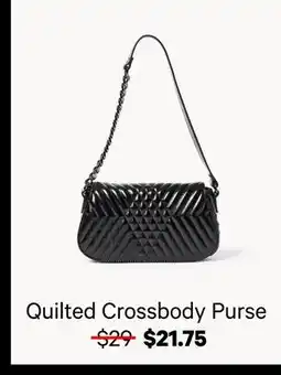 Joe Fresh Quilted Crossbody Purse offer