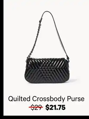 Joe Fresh Quilted Crossbody Purse offer