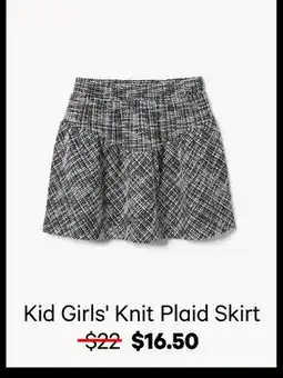 Joe Fresh Kid Girls' Knit Plaid Skirt offer