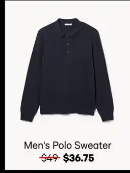 Joe Fresh Men's Polo Sweater offer