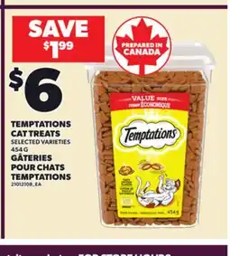 Independent City Market TEMPTATIONS CAT TREATS, 454 G offer