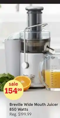 Kitchen Stuff Plus Breville Wide Mouth Juicer 850 Watts offer