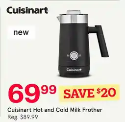Kitchen Stuff Plus Cuisinart Hot and Cold Milk Frother offer
